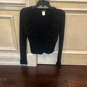 Women L Cenit Wool and Angora Cardigan